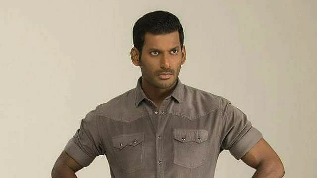 Tamil actor Vishal.