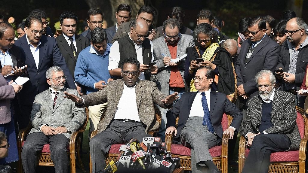 SC Justices Jasti Chelameswar, Ranjan Gogoi, Madan Lokur and Kurian Joseph appealed to the nation to preserve the independence of the judiciary on Friday.&nbsp;