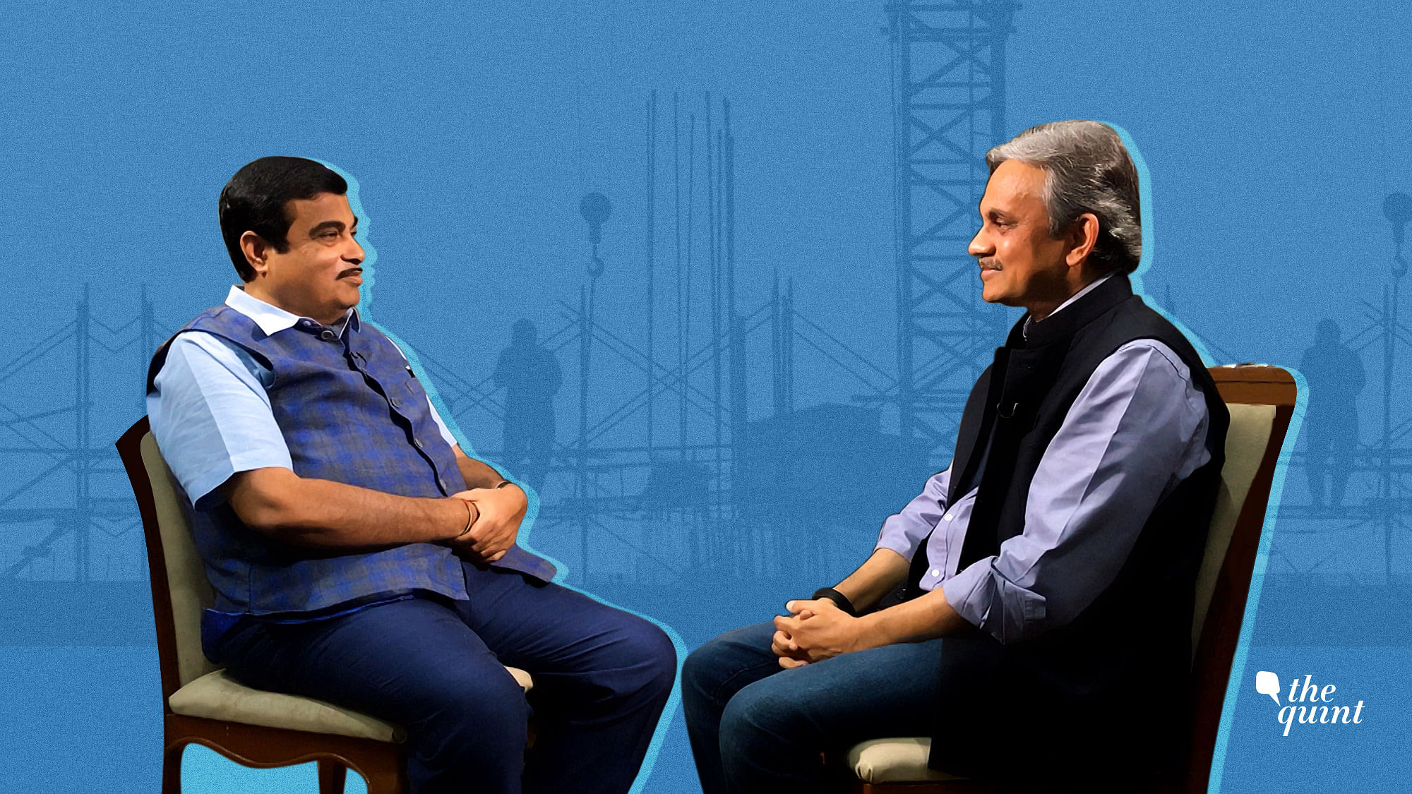 Union Minister Nitin Gadkari in conversation with <b>The Quint</b>’s Sanjay Pugalia.