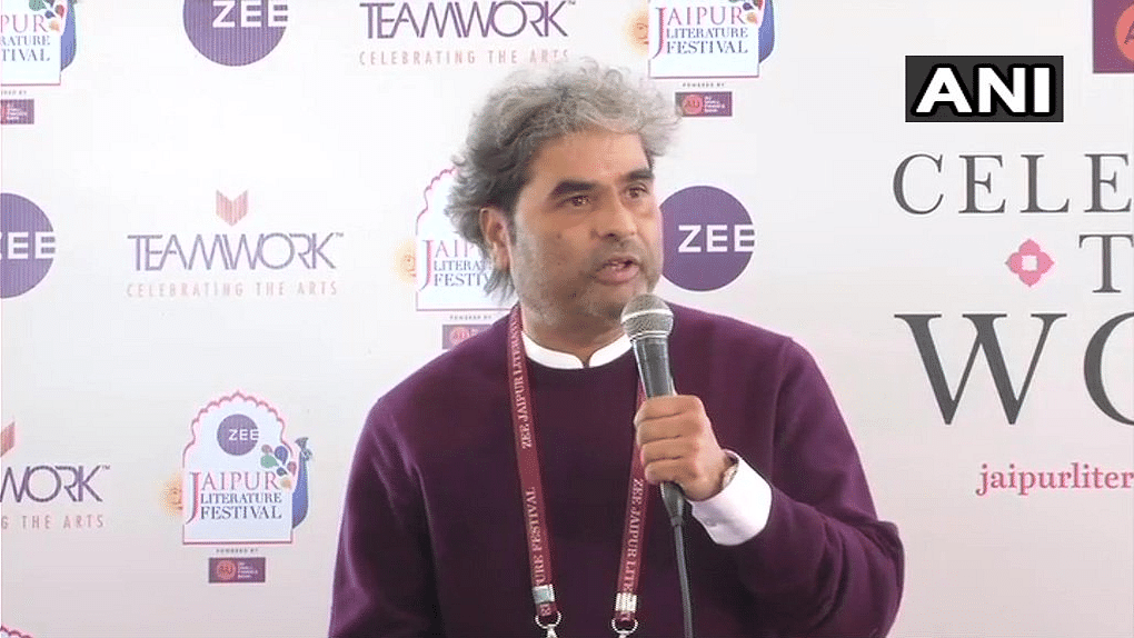 Vishal Bhardwaj at the Jaipur Literature Festival 2018.