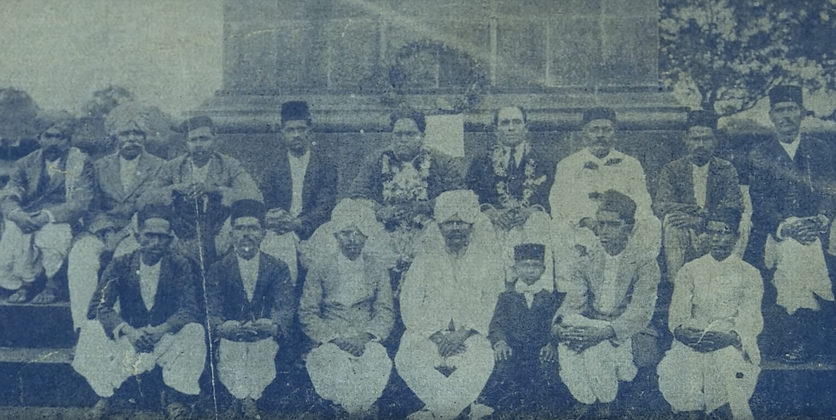 Dr BR Ambedkar at Bhima Koregaon in 1927.