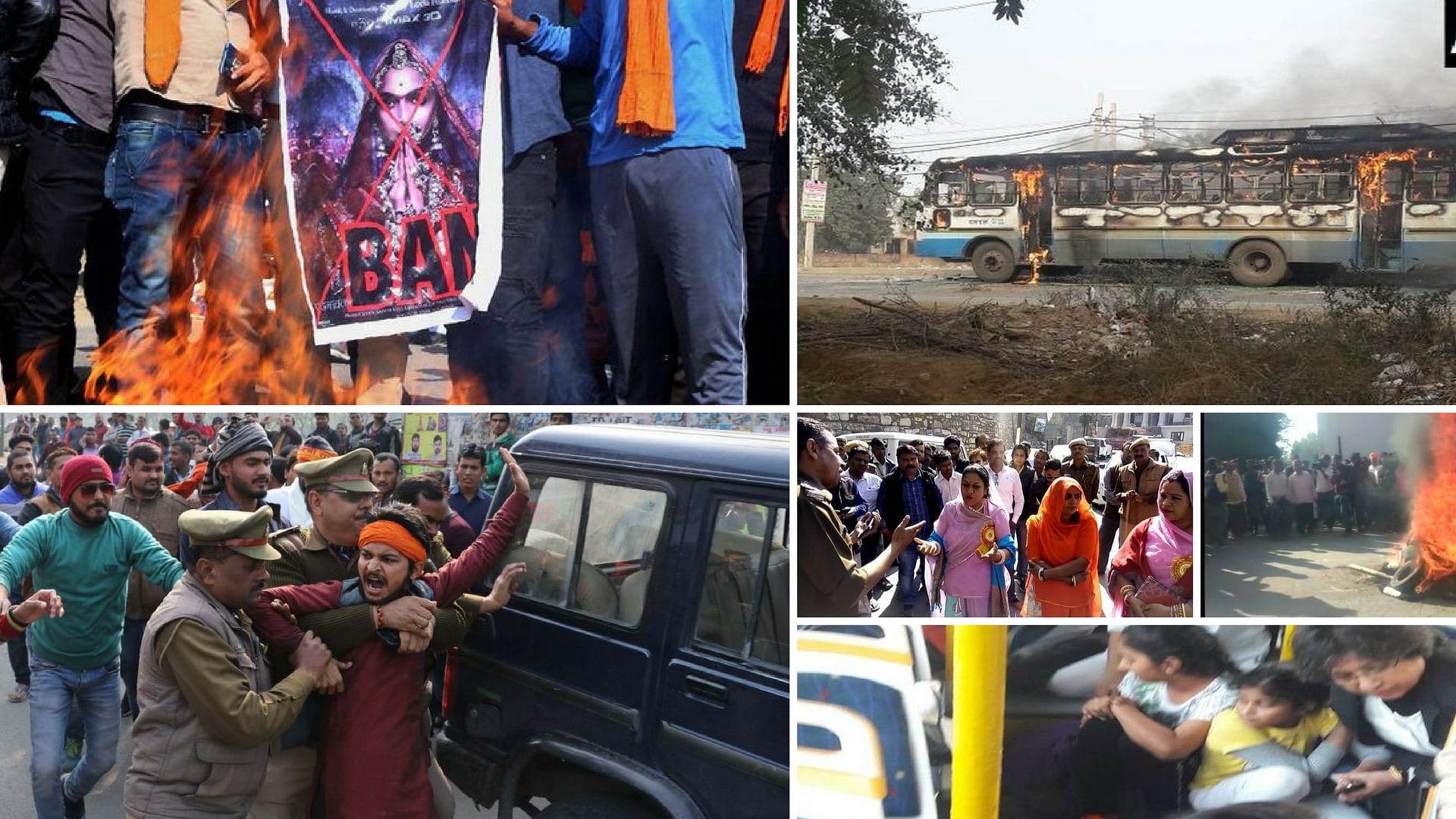 <i>Padmaavat </i>protests across the country.