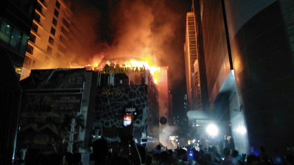 Fire broke out in a restaurant in Lower Parel’s Kamala Mills compound in Mumbai, early morning on 29 December.