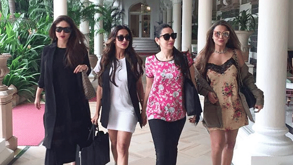 Karisma Kapoor, Kareen Kapoor Khan, Malaika Arora and Amrita Arora comprise a squad to envy.&nbsp;