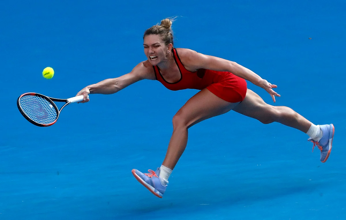 Simona Halep reached her first Australian Open final.
