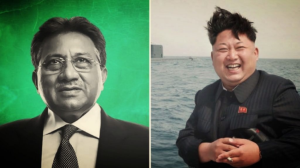 Image of Pervez Musharraf (L) and Kim Jong Un (R) used for representational purposes.
