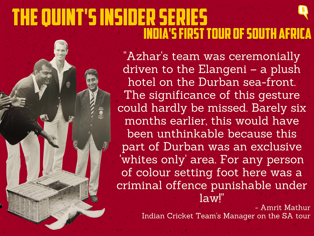 The Quint’s Insider Series: When India First Toured SA in 1992