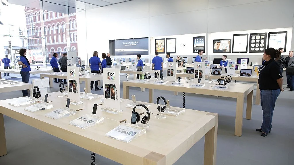 Apple store in New York.