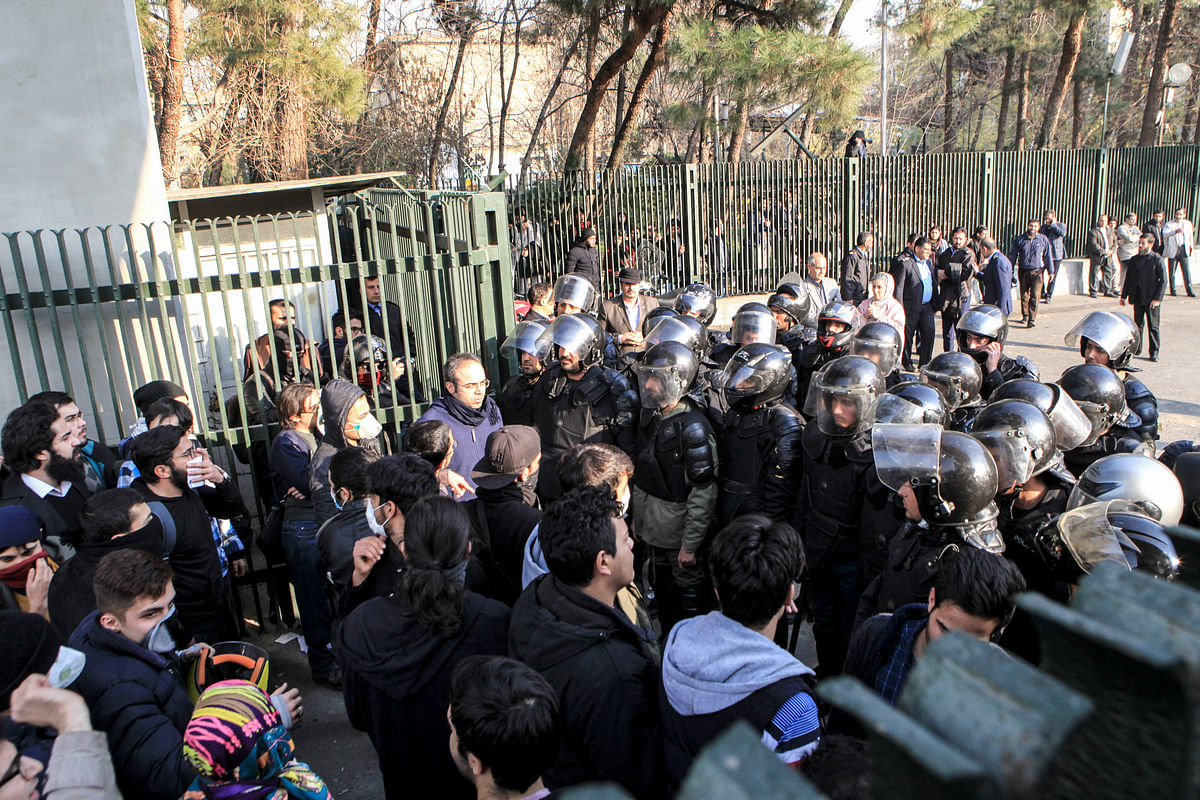 Iran warned of a crackdown against protesters posing one of boldest challenges to its clerical leaders since 2009.