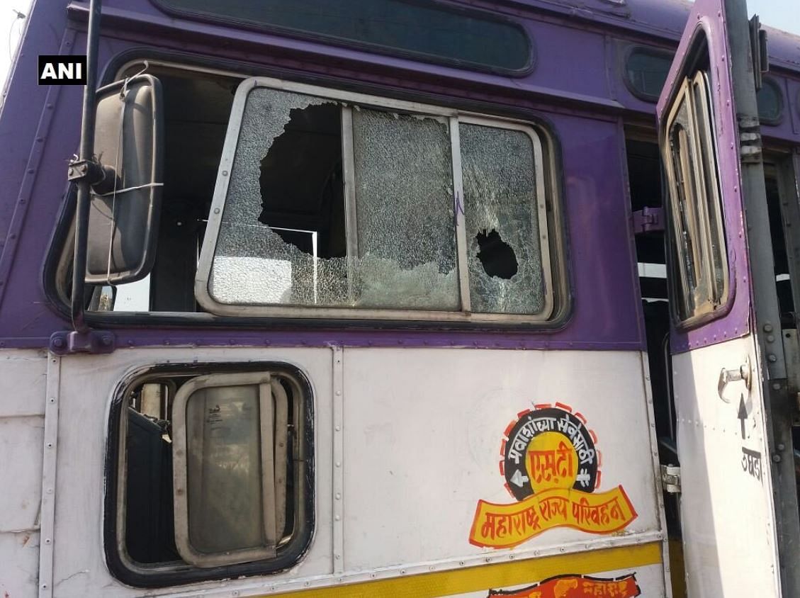 Buses were vandalised in Hadapsar and Fursungi.