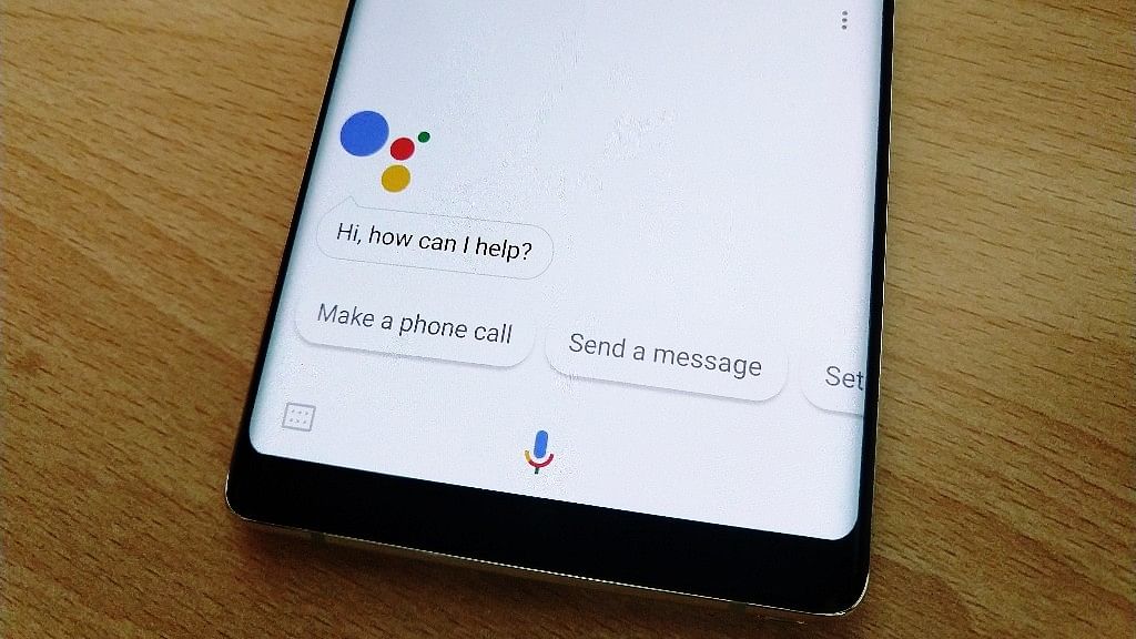 Google Assistant running on a mobile.