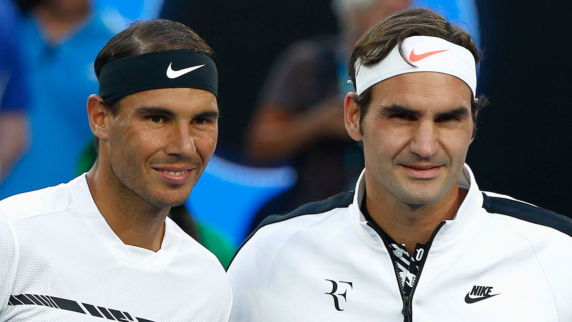 File photo of Rafael Nadal and Roger Federer.&nbsp;