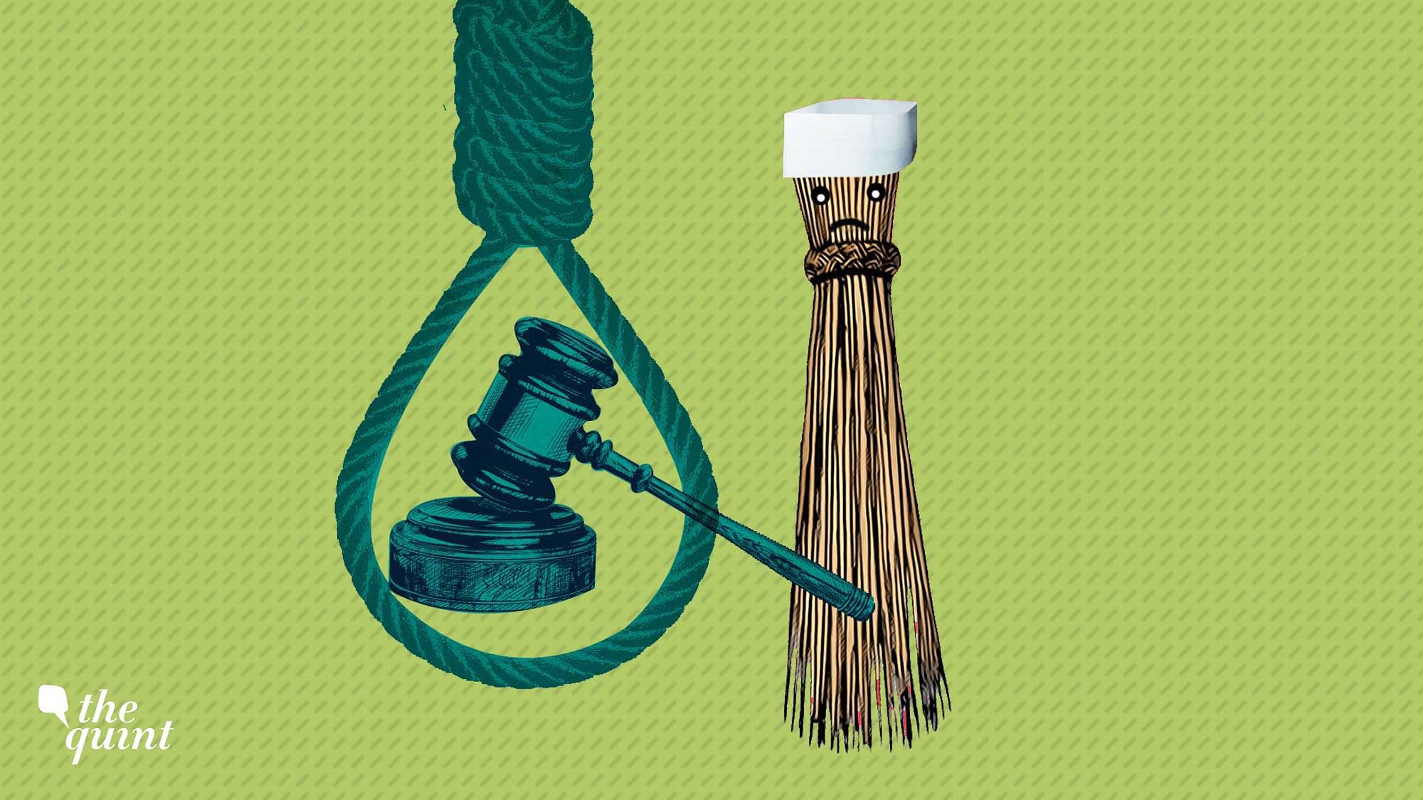 Image of AAP party symbol and noose used for representational purposes.