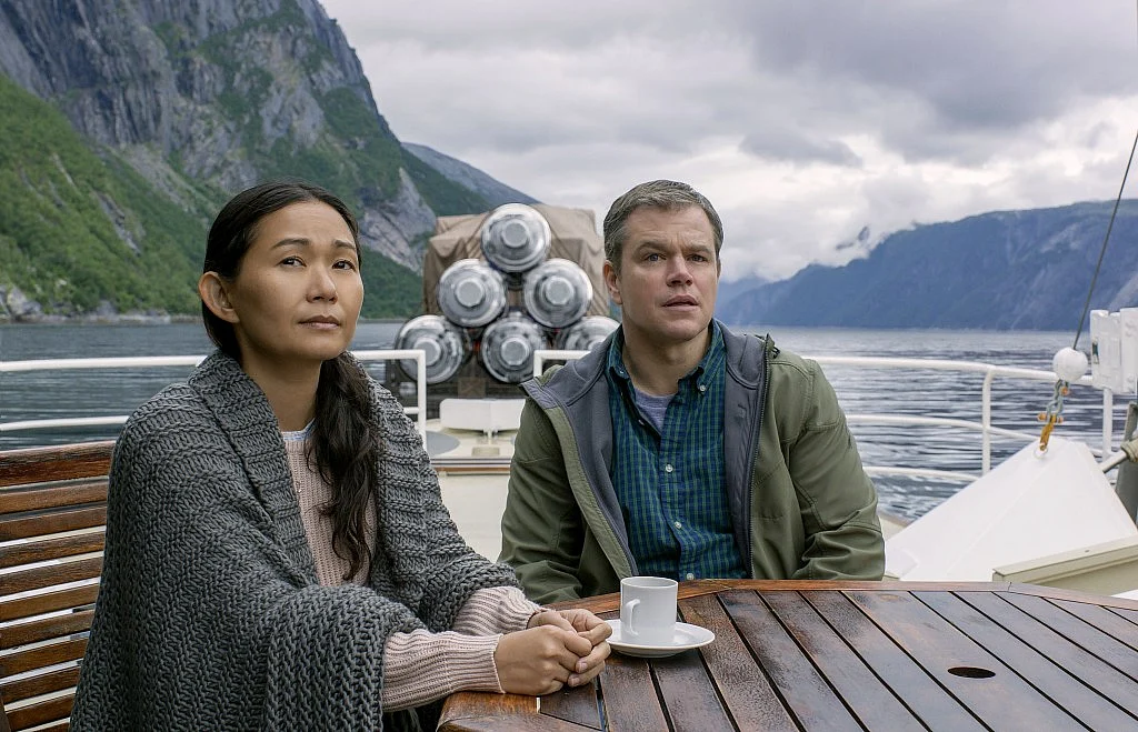 Matt Damon is a delight to watch, along with Hong Chau. 