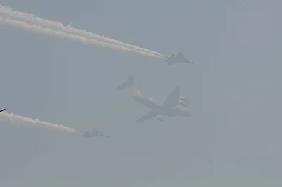New Delhi: IAF aircraft flypast Rajpath during Republic Day Parade 2018 in New Delhi, on Jan 26, 2018. (Photo: Amlan Paliwal/IANS)