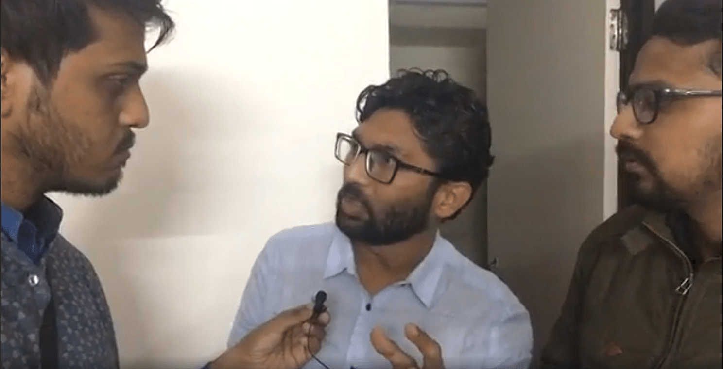 Dalit leader and newly elected Gujarat MLA from Vadgam speaks exclusively to<b> The Quint.</b>