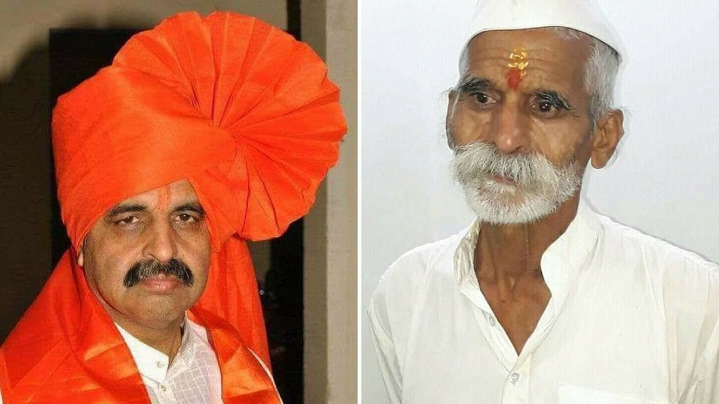 Milind Ekbote (left) and Sambhaji Bhide (right) have been accused of perpetrating the violence incited against Dalits at the 200th anniversary celebrations of the Battle of Bhima Koregaon.