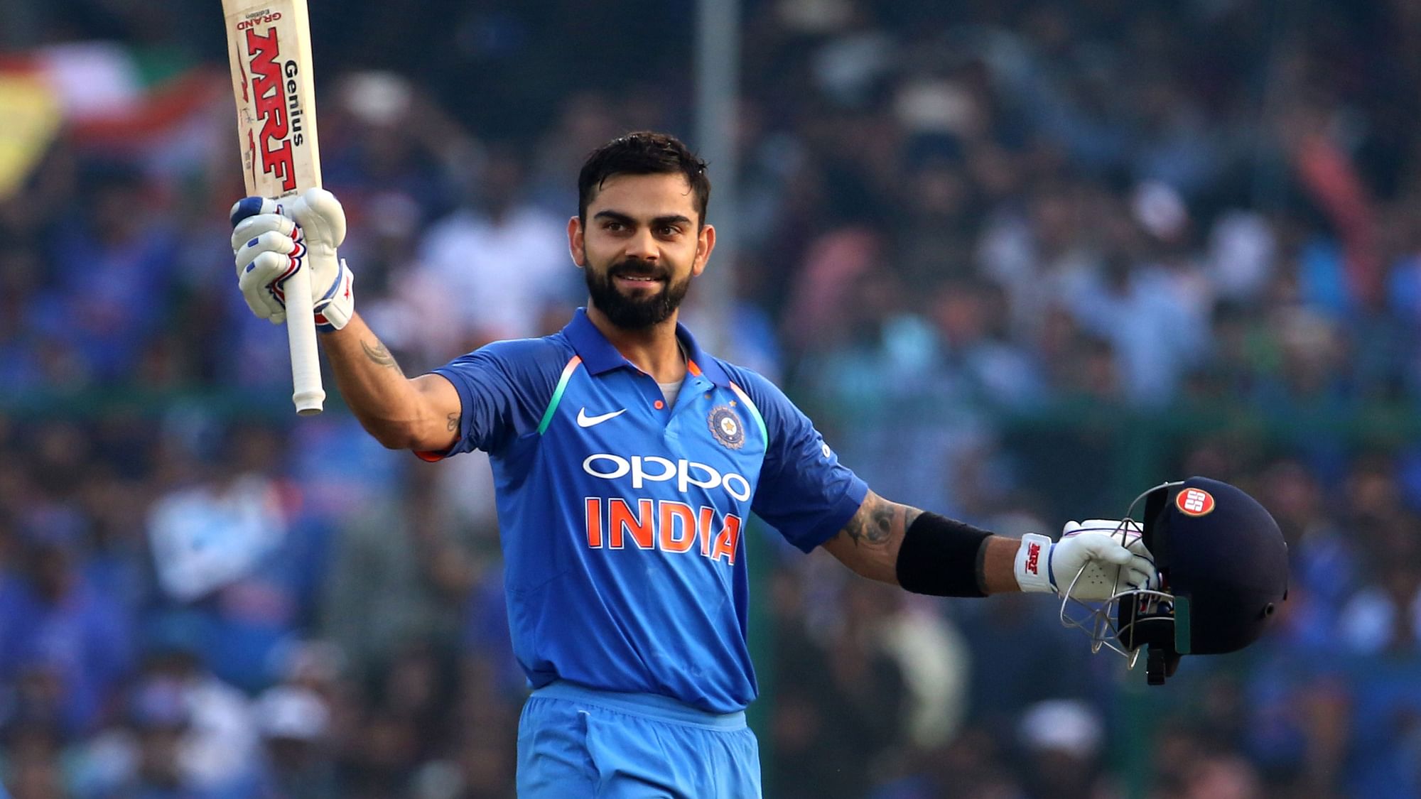 Virat Kohli became only the second batsman in the history of the game to cross the 900-point mark concurrently in Tests and ODIs