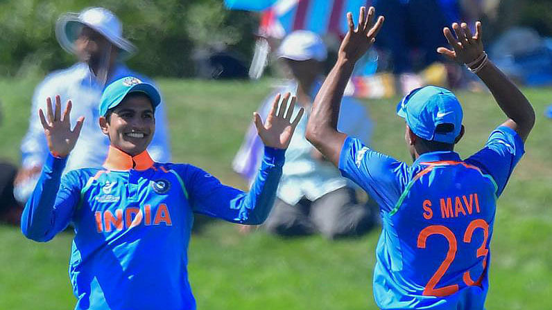 India thrashed Pakistan by 203 runs in the Under-19 World Cup semis.