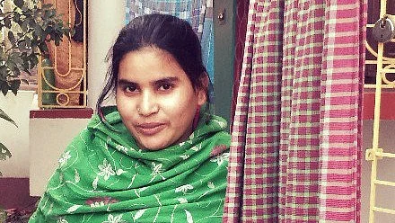 Eighteen-year-old Morjina Bibi, though initially shy, opened up to us.