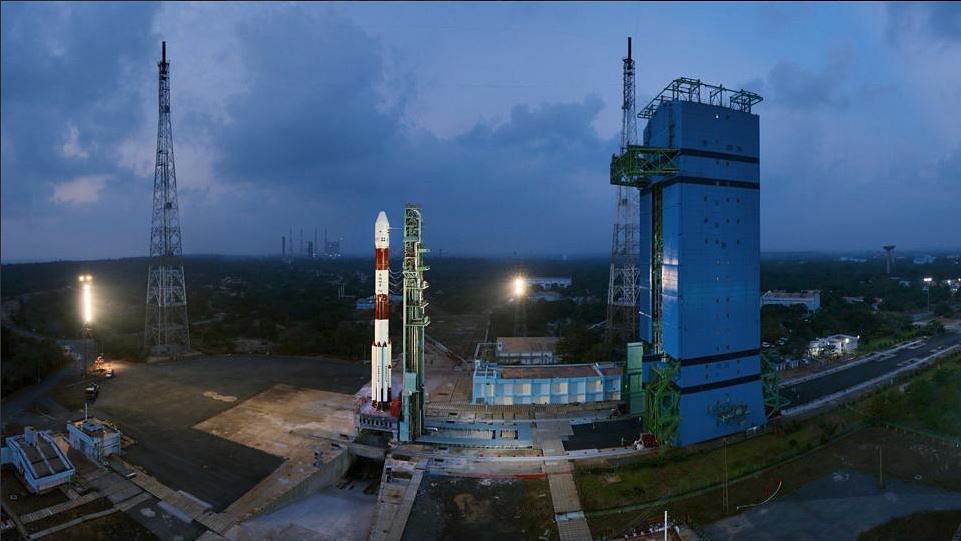 ISRO launch pad for the Polar Satellite Launch Vehicle.