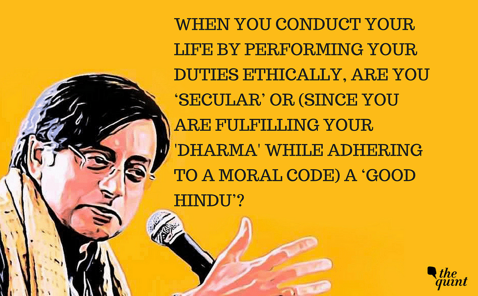 Secularism is a misnomer in Indian context of profuse religiosity; let’s talk  pluralism instead: Shashi Tharoor