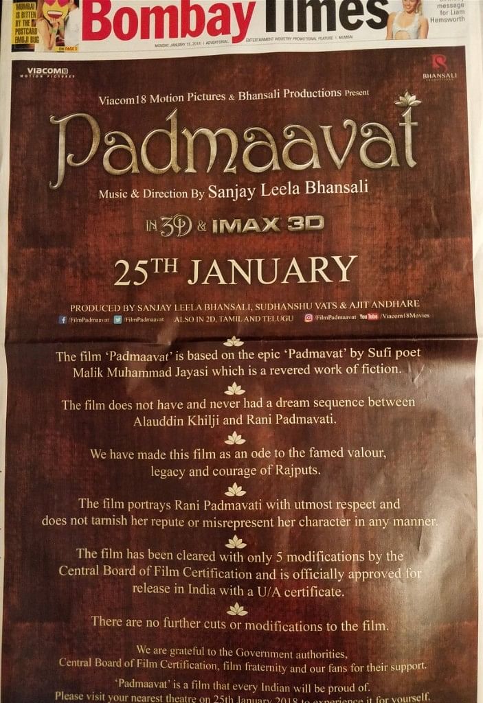 Karni Sena leaders want Rajput women to commit suicide if ‘Padmaavat’ releases. Why are these criminals not in jail?