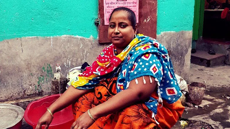 Runa Mufti, a Hindu woman who married a Muslim.