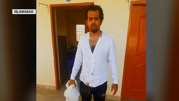 Taha Siddiqui after he escaped the ‘abduction attempt’