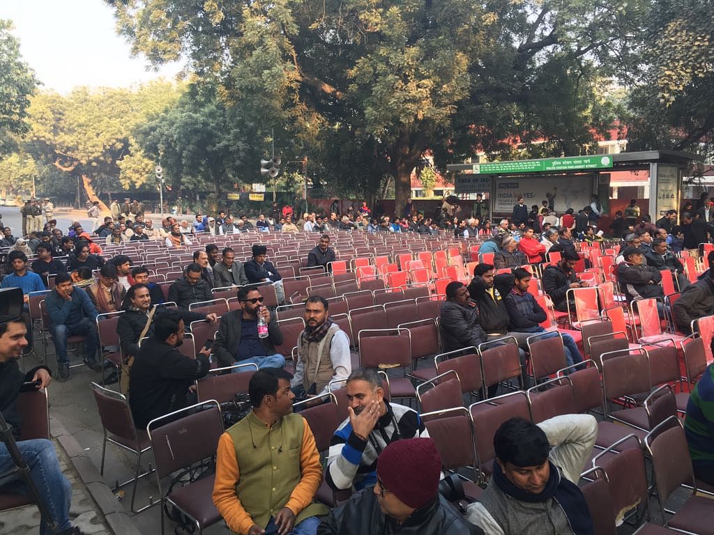 Delhi police denied permission for the ‘Yuva Hunkaar Rally’ but organisers held it as scheduled.