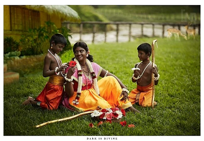Sita with Luva and Kusha