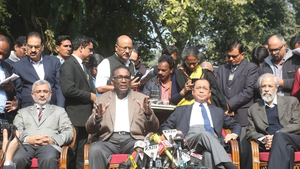  Justices Jasti Chelameswar, Ranjan Gogoi, Madan Lokur and Kurian Joseph said on 12 January that the situation in the top court was “not in order.”&nbsp;