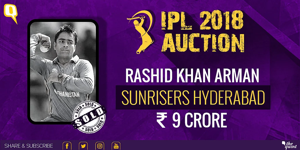 Rashid Khan goes for 9 crore. 