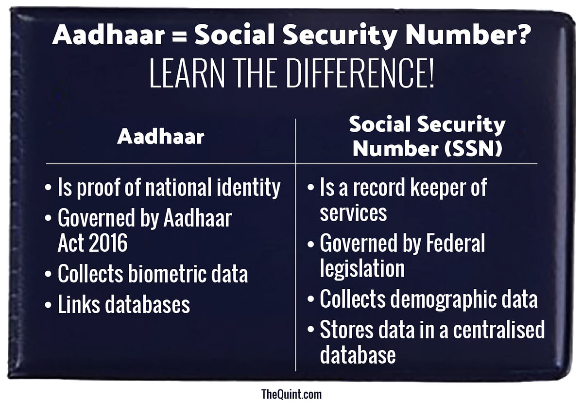You know India’s Aadhaar is a 12-digit number & the SSN is a 9-digit number. But how else are these two different?