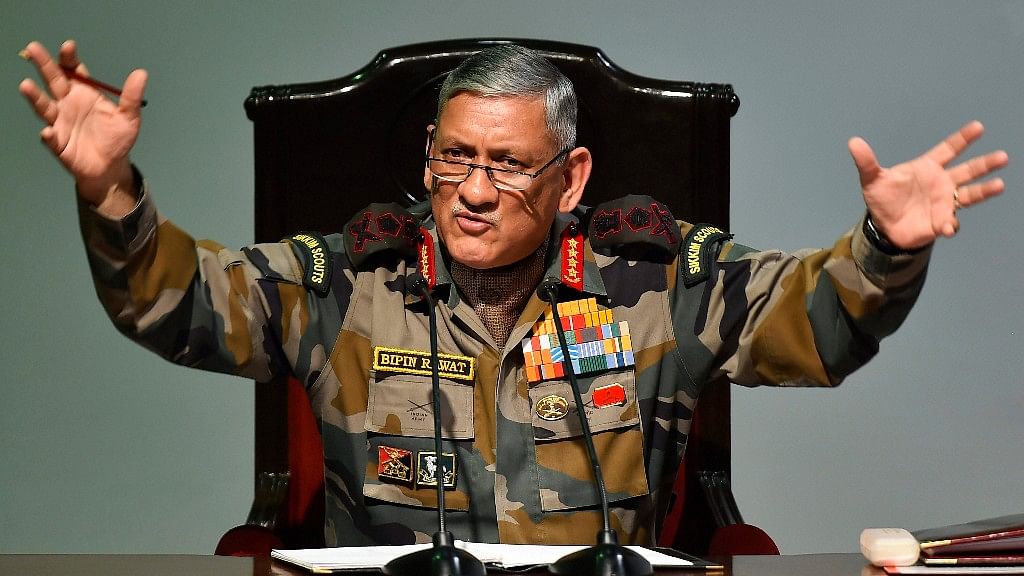 Aim to Inflect Pain on Pak Army for Supporting Terror: Gen Rawat