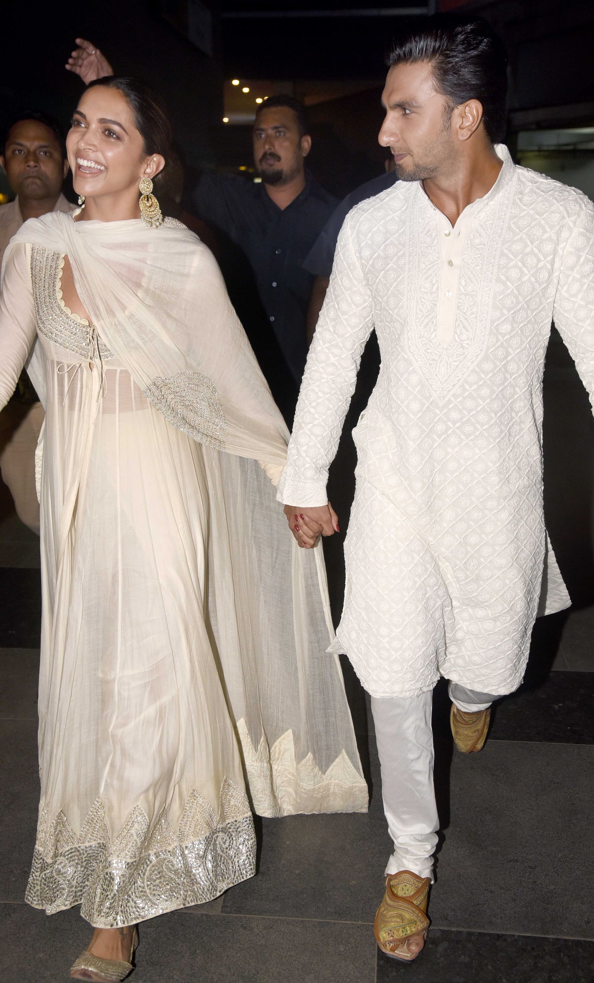 Deepika, Ranveer walk hand in hand at recent event love 1