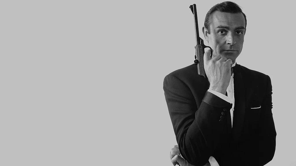 Sean Connery as James Bond.