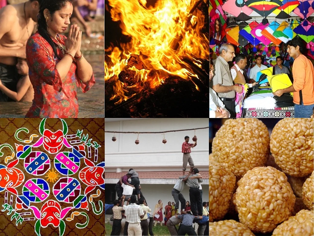 Festive celebrations of Makar Sankranti.