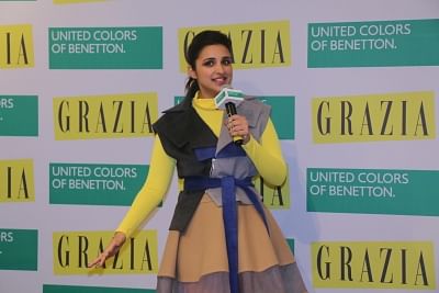 Mumbai: Actress Parineeti Chopra at the cover launch of "Grazia" magazine in Mumbai on Jan 28, 2018. (Photo: IANS)
