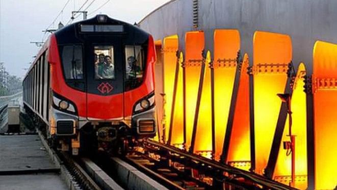 File picture of Lucknow Metro, one of the first cities of UP to offer the services.&nbsp;