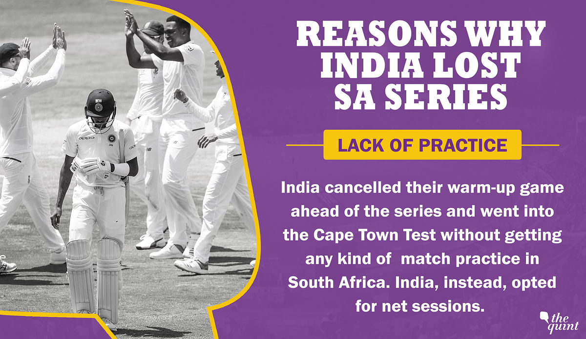 India have lost seven Test series in South Africa