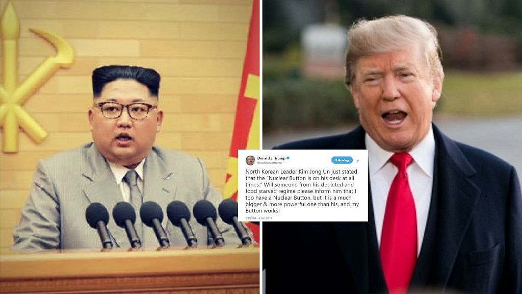 US President Donald Trump tweeted in response to Kim Jong Un’s New Year address.