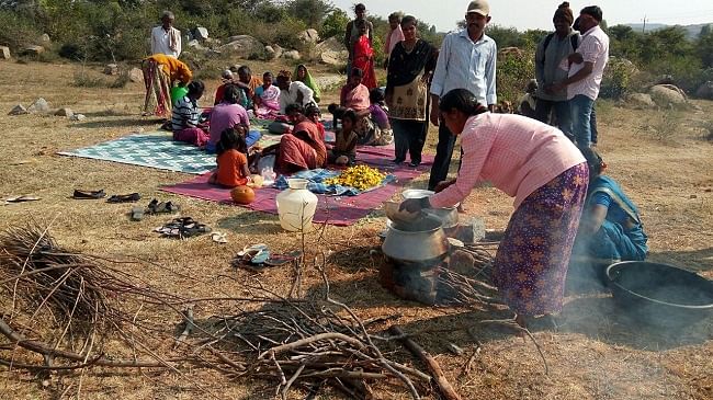 16 Dalit families in Chowdadenahalli village have been denied rations for the past 1.5 years.