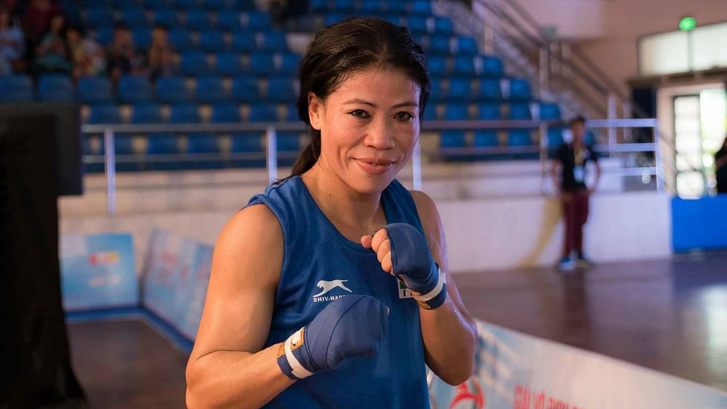 File photo of Mary Kom who has entered the quarter-finals of the 2019 Boxing World Championships.