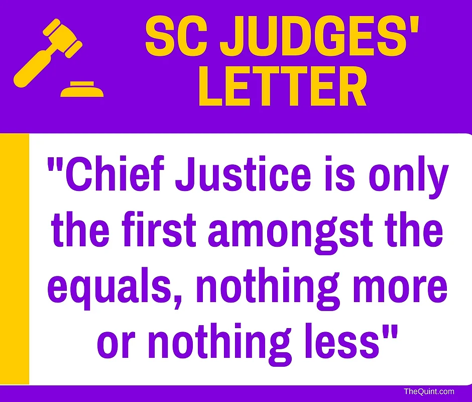 7 Highlights From Scathing Letter SC Judges Wrote to CJI Misra