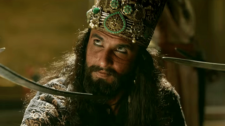 Ranveer Singh as Alauddin Khiji.&nbsp;