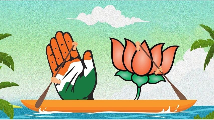 Two recent surveys have predicted that the BJP-led NDA may fall short of a majority in the Lok Sabha elections.&nbsp;