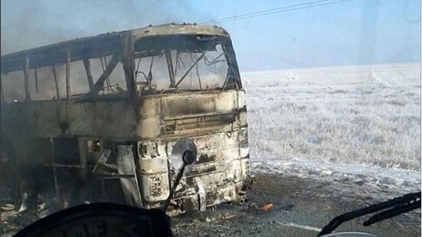  Kazakhstan Bus Fire Kills 52 Uzbeks: Interior Ministry