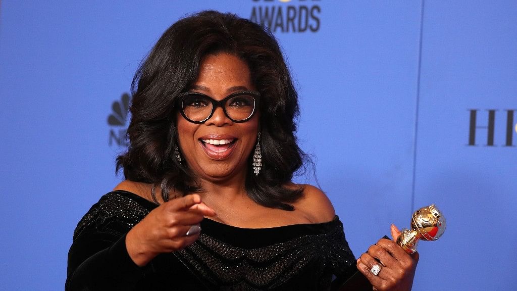 Oprah Winfrey becomes the first black woman to win the Cecil B. DeMille award at Golden Globes 2018.&nbsp;