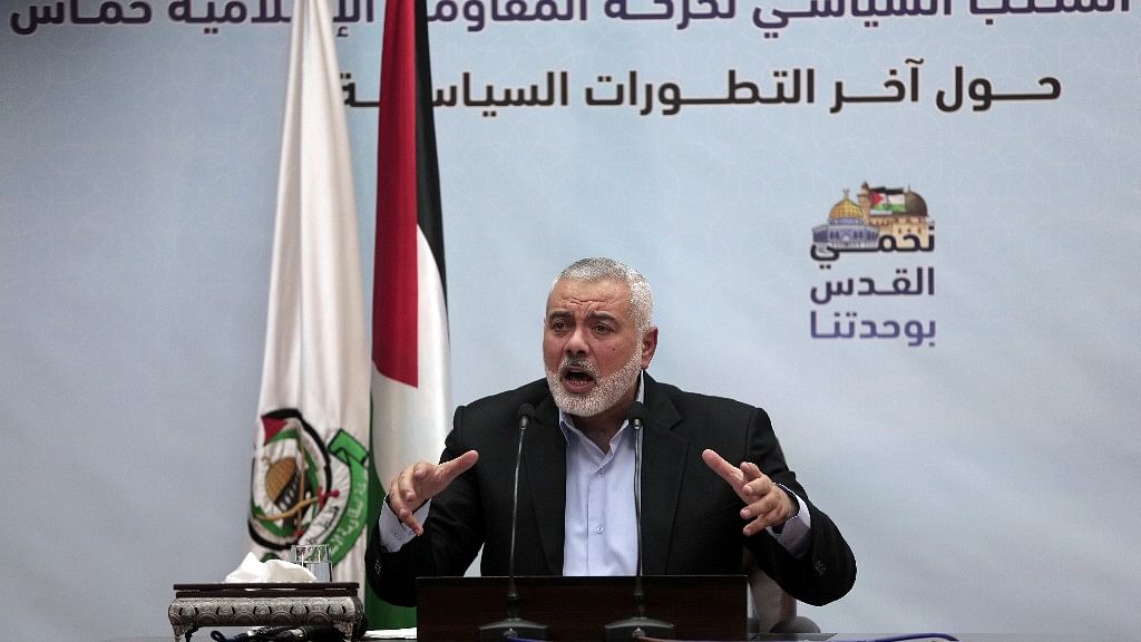 Hamas chief Ismail Haniya.&nbsp;